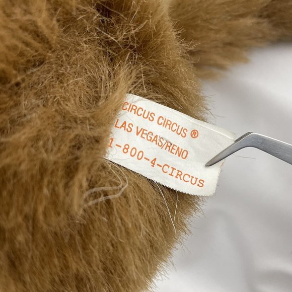 Circus Circus Casino Gorilla Monkey 12" Plush Hanging Brown Stuffed Animal VTG - Picture 7 of 8